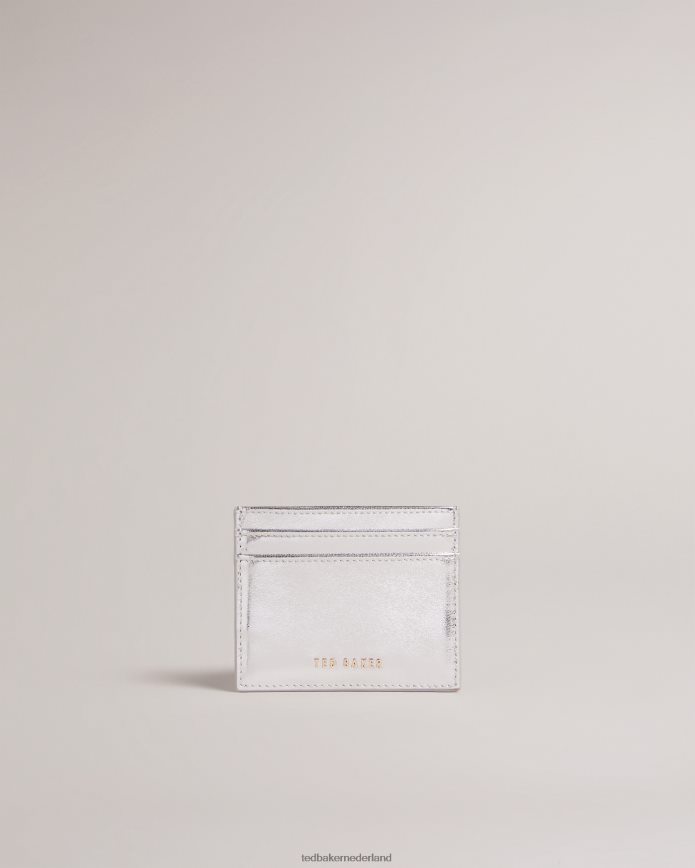 Ted Baker liibbaa metalen kaarthouder zilver accessoires vrouwen 6R02N976 Ted Baker liibbaa metalen kaarthouder zilver accessoires vrouwen 6R02N976