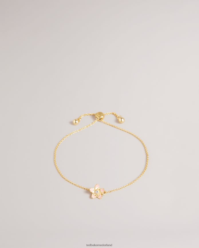 Ted Baker gevlochten bloesem armband pl-roze juwelen vrouwen 6R02N982 Ted Baker gevlochten bloesem armband pl-roze juwelen vrouwen 6R02N982